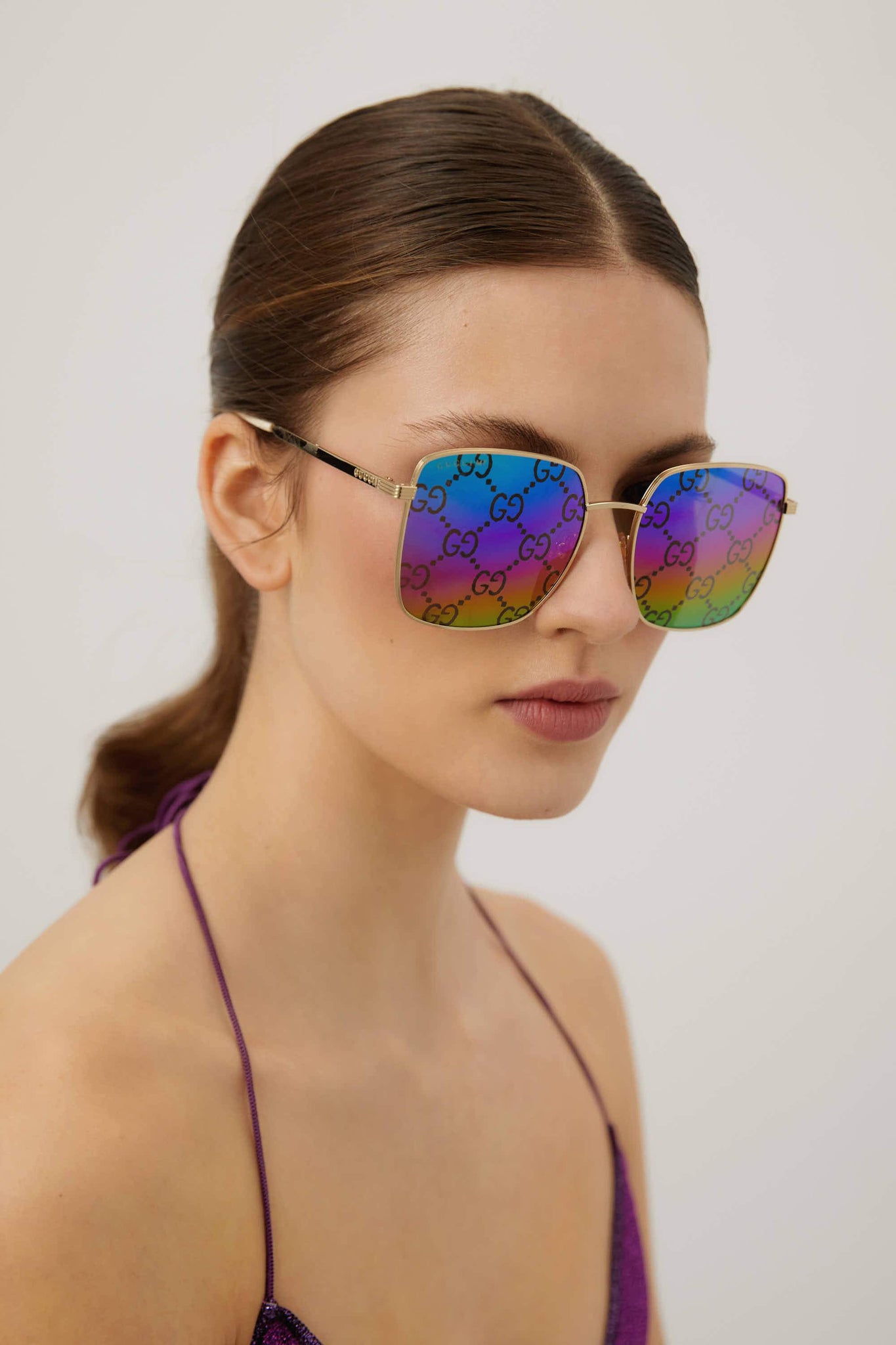 Gucci Gucify Square Metal Logo Sunglasses 50 Rainbow Gifts That Are  Straight-Up Magical — And Totally Meant For Grown-Ups POPSUGAR Fashion  Photo 31 