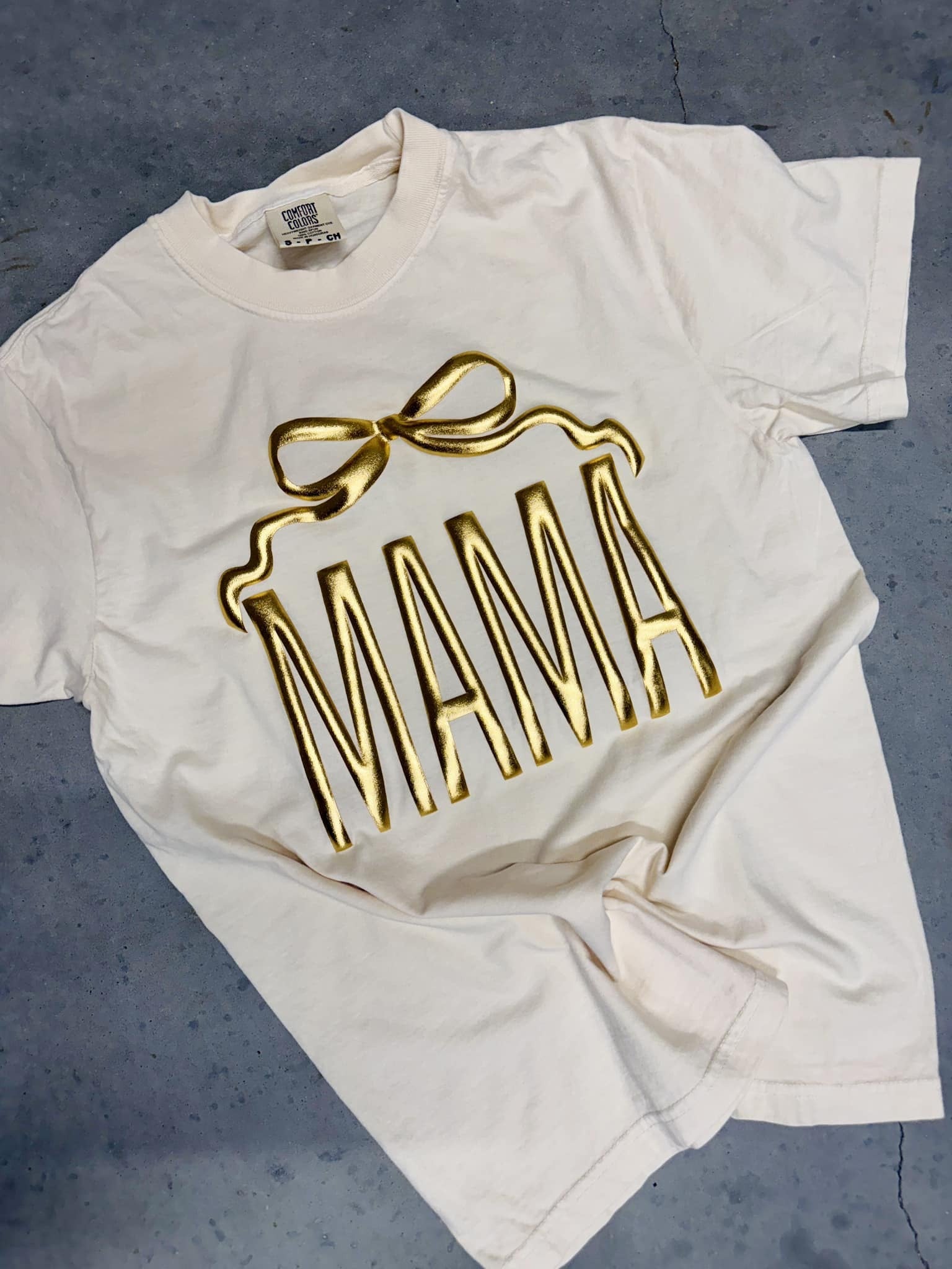 Custom Coquette Name Bow Puff Tee