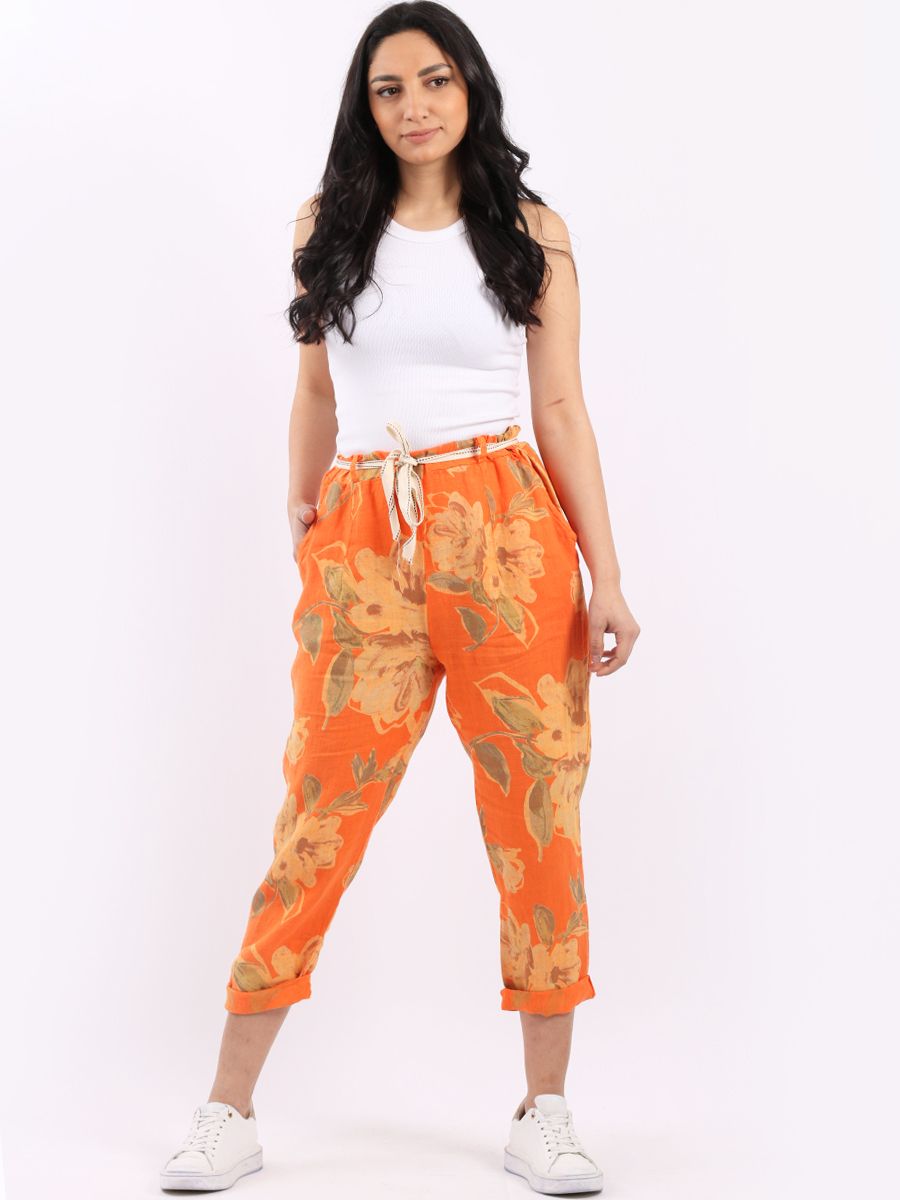 https://cdn.shopify.com/s/files/1/0531/2394/0550/products/made_in_italy_floral_print_ladies_linen_trouser_-orange_1_1.jpg?v=1661920045&width=1200