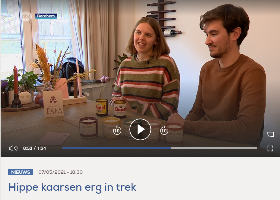 interview ATV kaarsen bazaar brulé