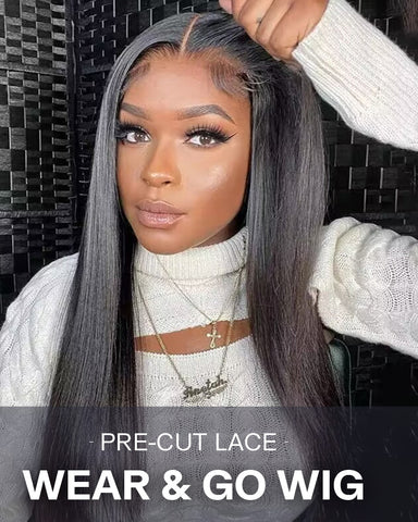 Pre-cut lace wear&go wigs