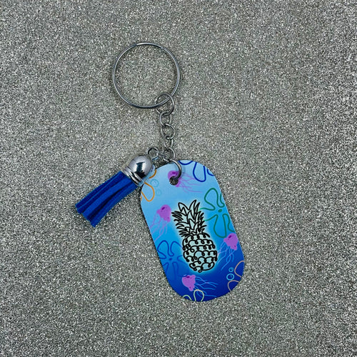 Military Tag Keychain - Dog Tag Keychain - Metal Keychain - Key Accessory - New Driver Gift 