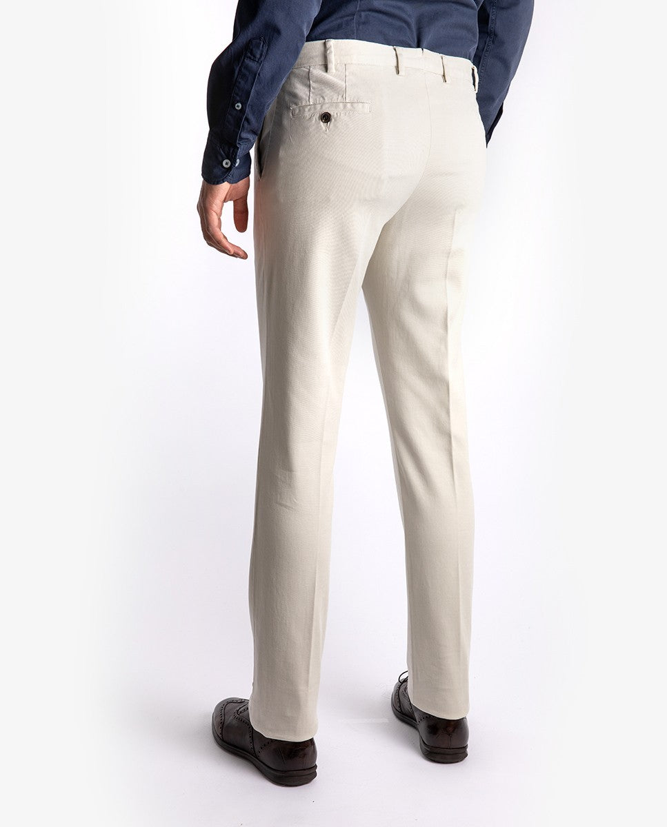 Calças Chinos Regular em Beije Claro roupa formal masculina