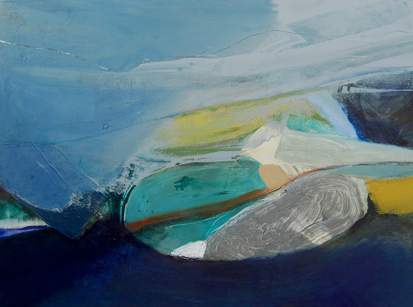 abstract landscape painting by Devon artist Alice Robinson-Carter