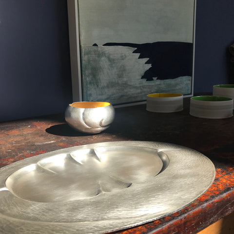 silver by Abigail Brown at the Byre Gallery, Cornwall