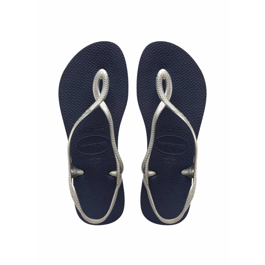 Havaianas Luna flip-flop szandál, sötétkék/ezüst - MYBRANDS.HU