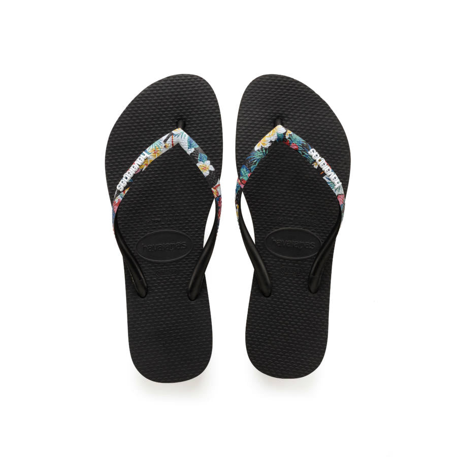 Havaianas Slim Strapped flip-flop papucs, fekete - MYBRANDS.HU