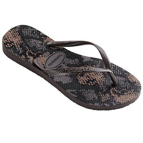 Havaianas Slim Animals flip-flop papucs, kígyómintás, bronz-ezüst - MYBRANDS.HU