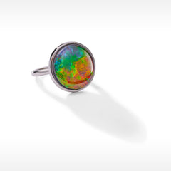 Origins Ammolite Round Ring