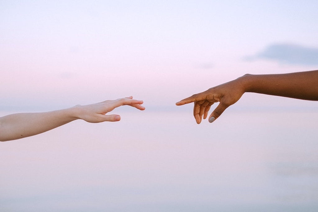 Two Hands With Warm and Cool Skin Tones