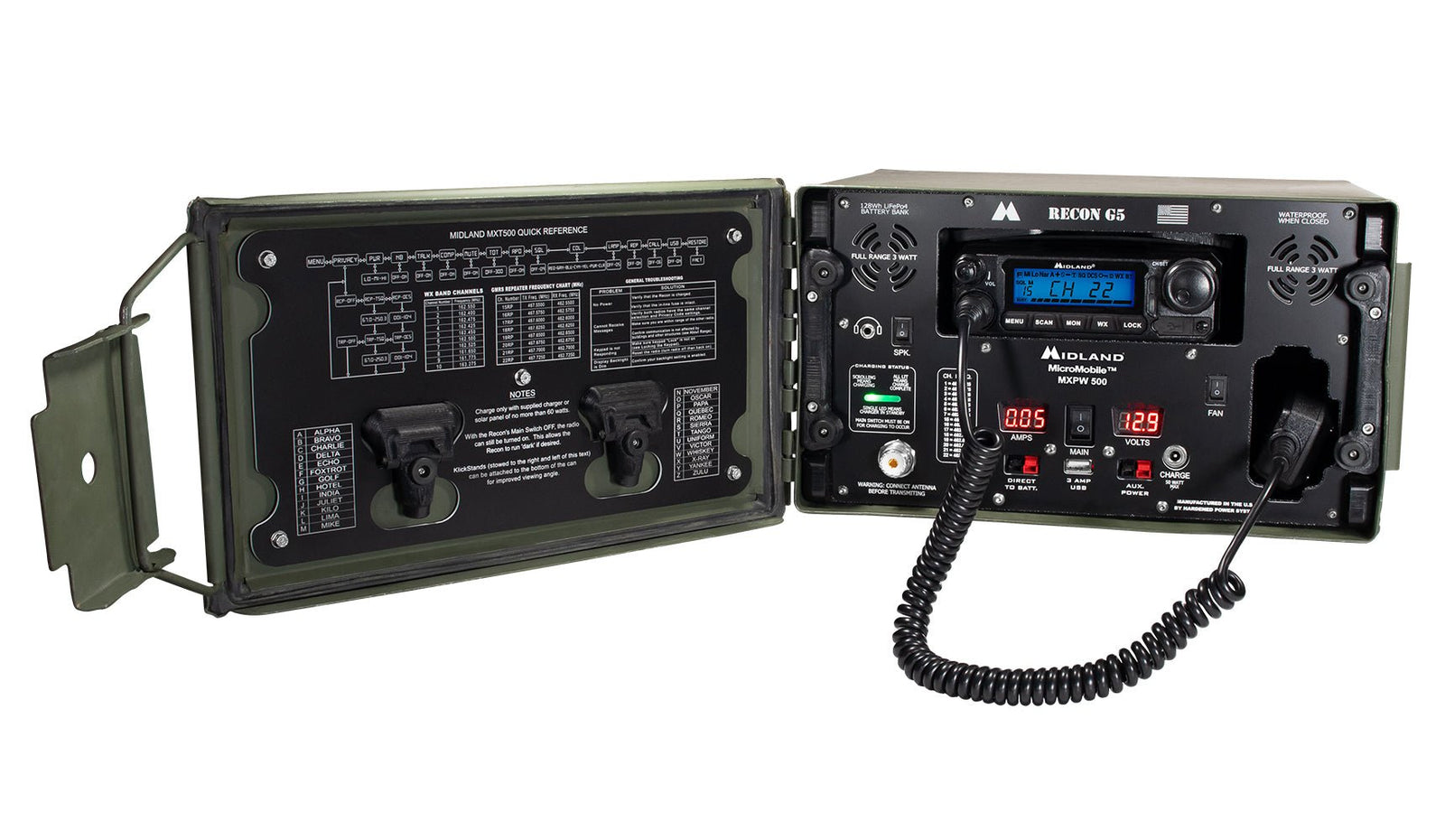 CCT75822 - Radio c.b. portable / mobile midland 40 canaux