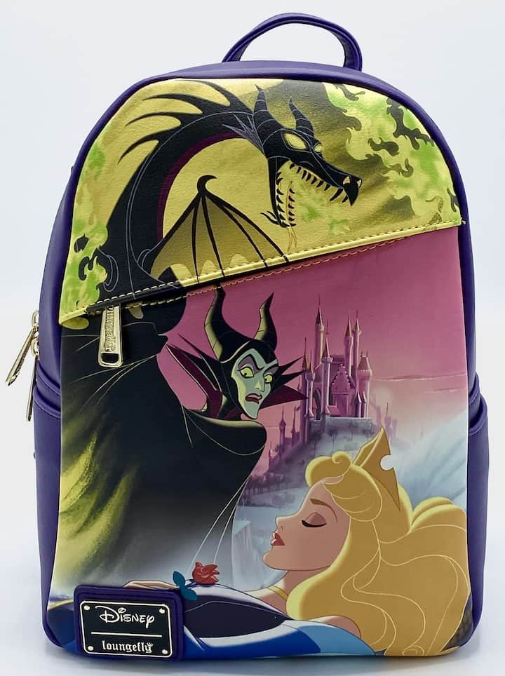 Disney Loungefly Mini Backpack - Villains Scene - Maleficent Sleeping Beauty