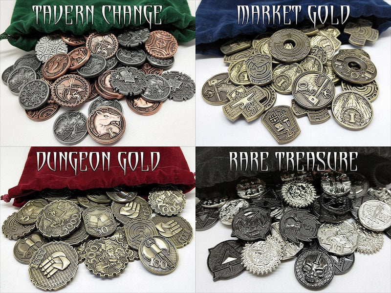 Now available: new Campaign Coins RPG Treasure sets