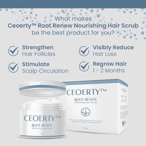 Ceoerty™ Root Renew Nourishing Hair Scrub 