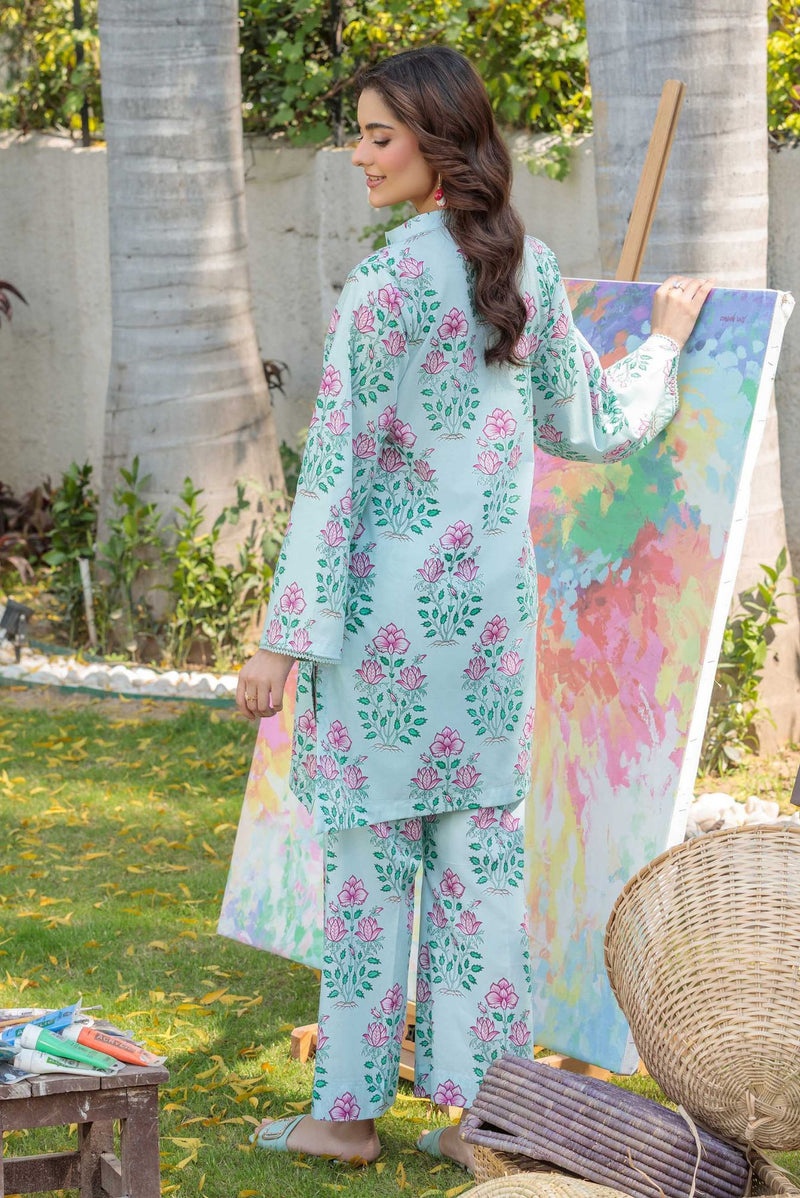Picture of LDS-6650 CO-ORD SET TURQUOISE - Chenone Official - Online Shopping