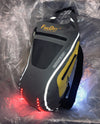 Wodoodporny plecak 20L Firedry ze światłami LED szary z żółtym - Shift Seven