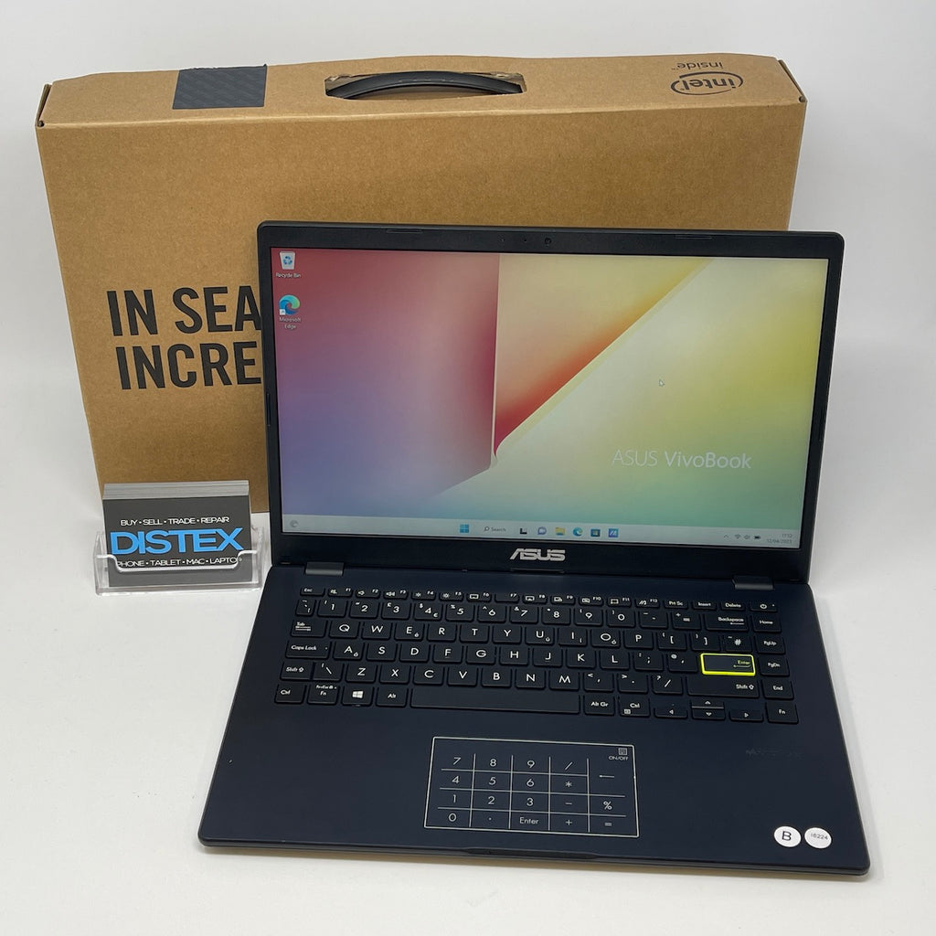 Asus E410m 14 Display Intel Celeron N4020 4gb Ram 128gb Ssd B M1622 Distex Ltd 2098