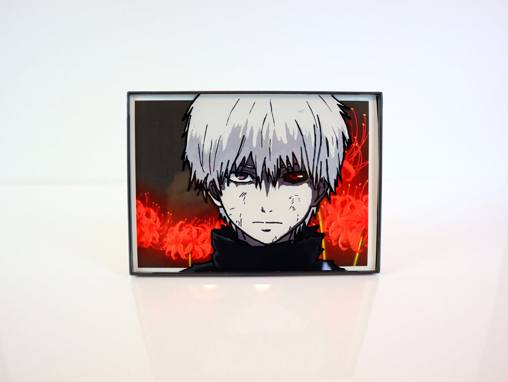 Ken Kaneki Custom Glass Painting Sm Artprojects