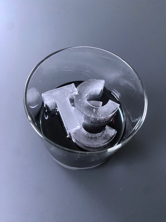 2 Letter Merge Ice Cubes - Event Letter Molds