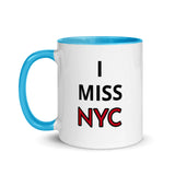 new york city blue mug
