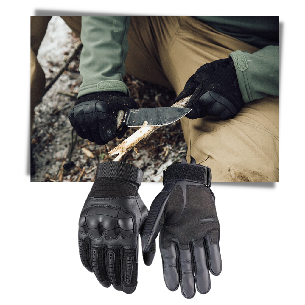 1 Par de guantes tácticos - Resistente al corte y al desgaste - Ozayti