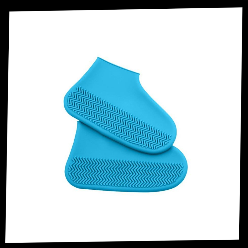 1 Paire de couvre-chaussures imperméables en silicone  - Package - Ozerty