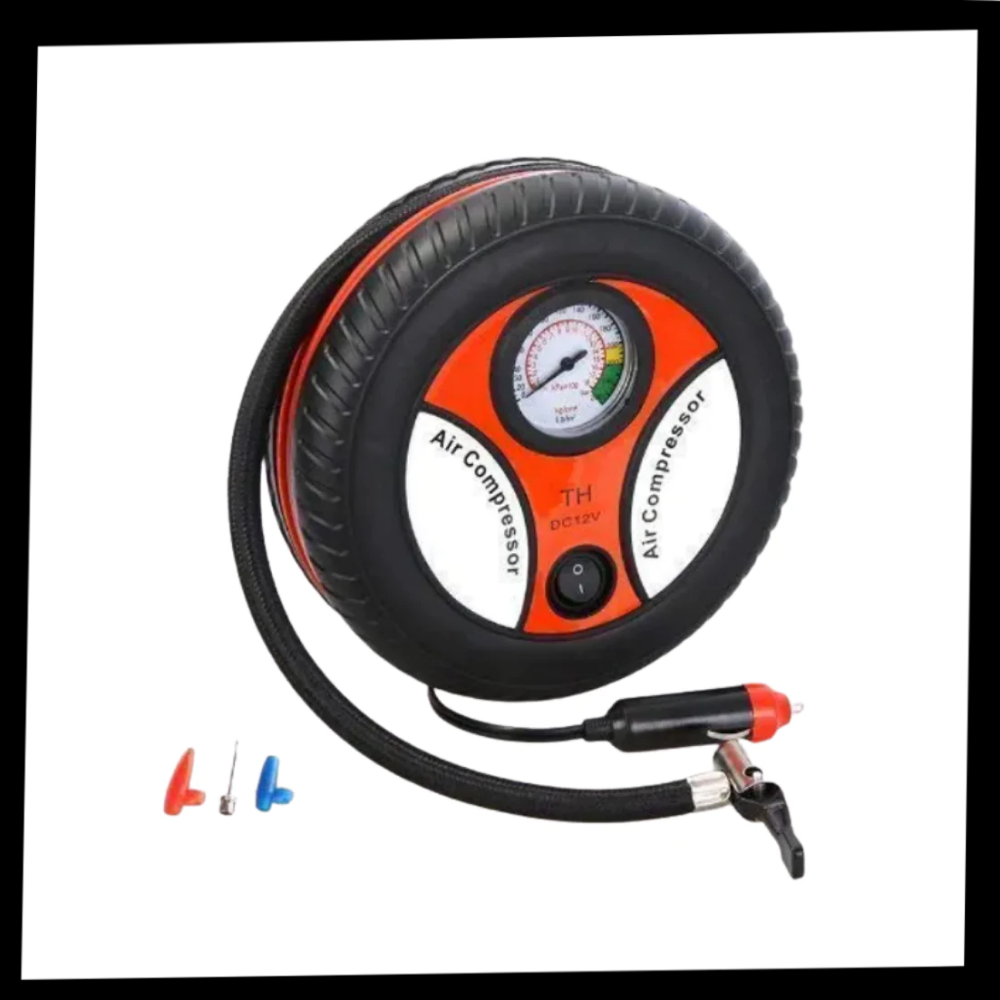 Portable Air Compressor For Car Tyres - Package - Ozerty