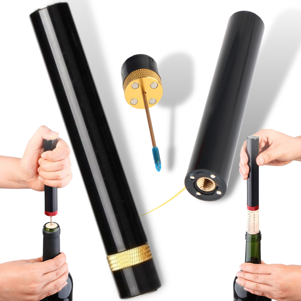 Air Pressure Wine Opener - Air Pump Wine Bottle Opener - Air Pump Wine Cork Remover -