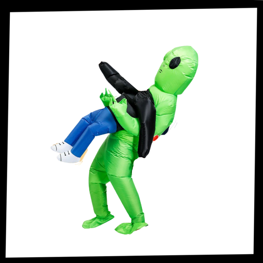 Costume d'alien gonflable - Contenu du produit - Ozerty