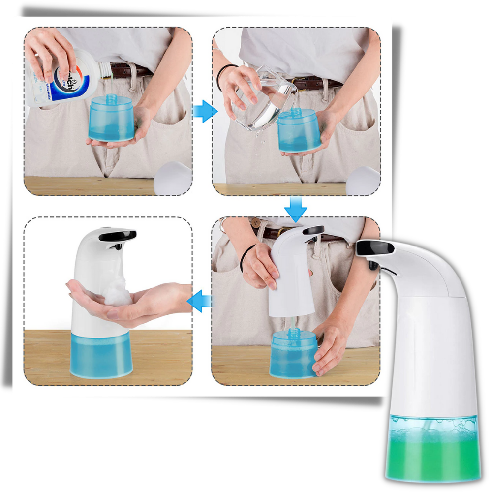 Automatic Foaming Soap Dispenser - Easy To Use -