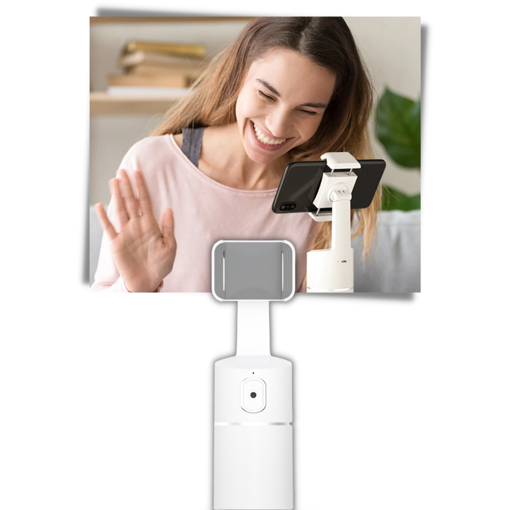 Face Tracking Mobile Phone Stand - Easy Video Recording - 