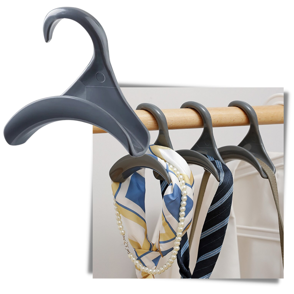 2-Pack Curved Bag Hanger Hook - Multifunctional Design - 