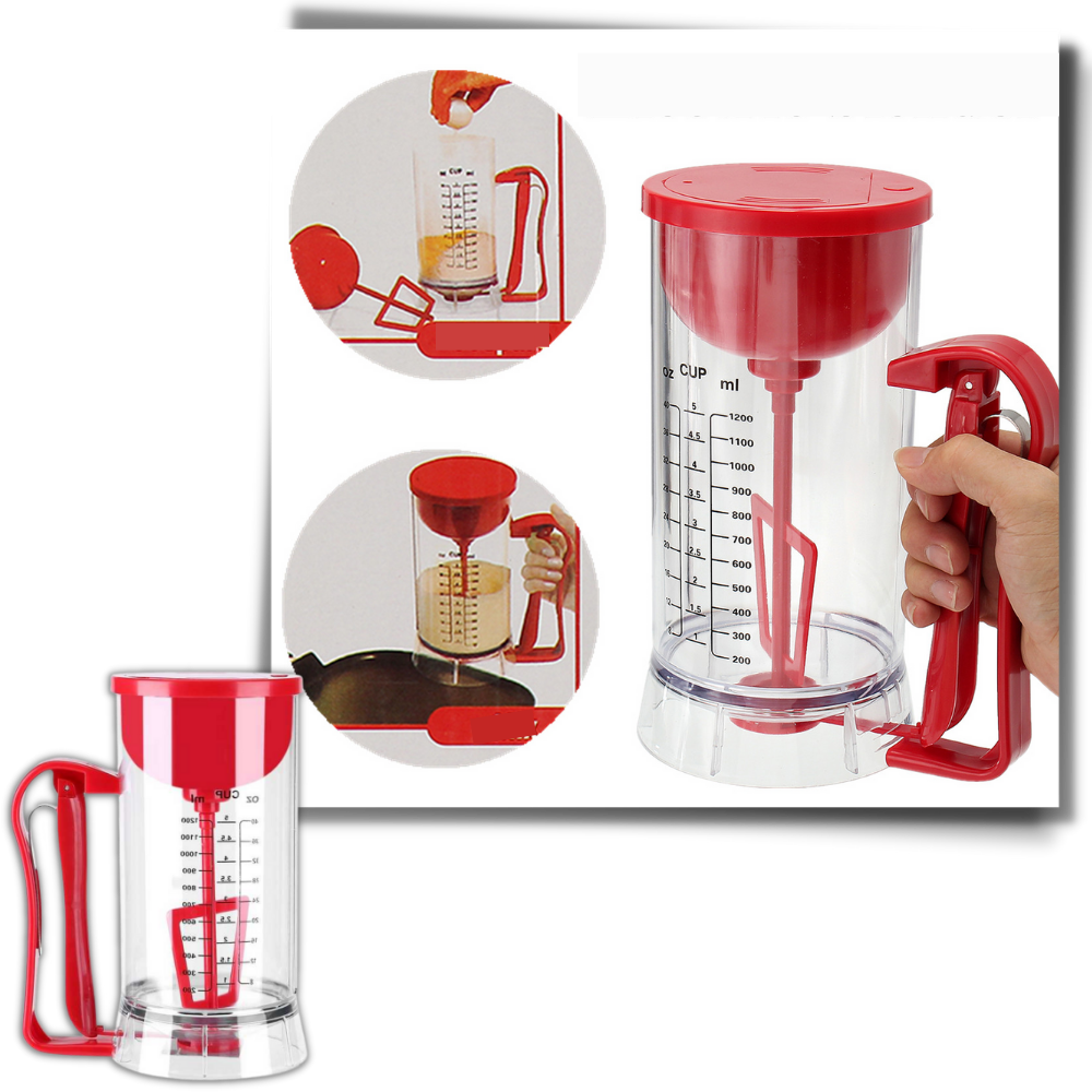 Cordless Batter Mixer and Dispenser - Easy to Use - 