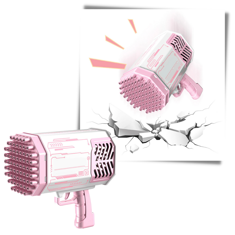 Souffleur de bulles Bazooka 69 trous - Sécurité et solidité - Ozerty