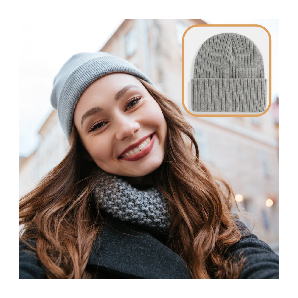 Classic Ribbed Beanie - Comfortable - Ozerty