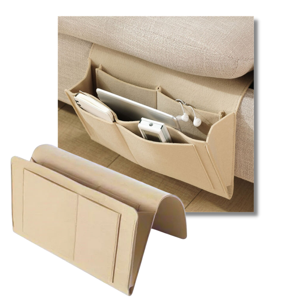 Bedside or Couch Pocket Organiser - Perfect Storage Option - 