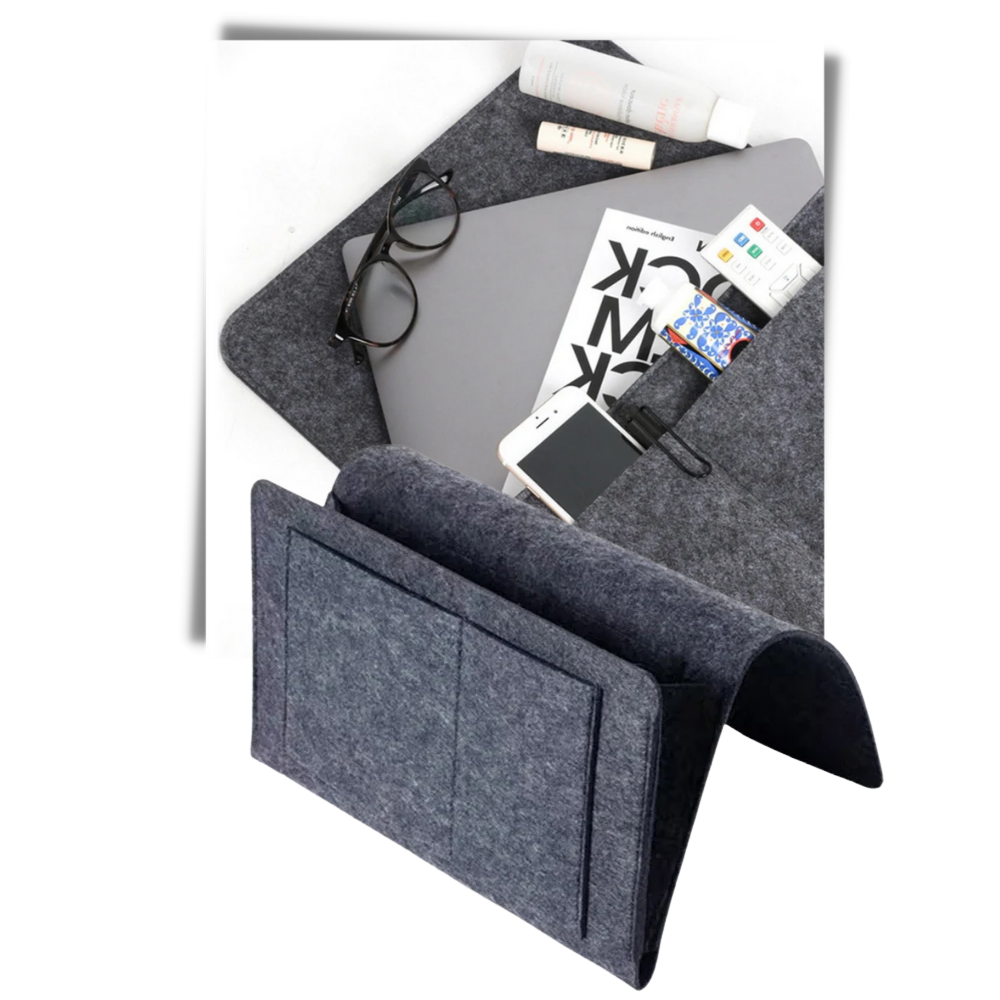 Bedside or Couch Pocket Organiser - Wide Application - 