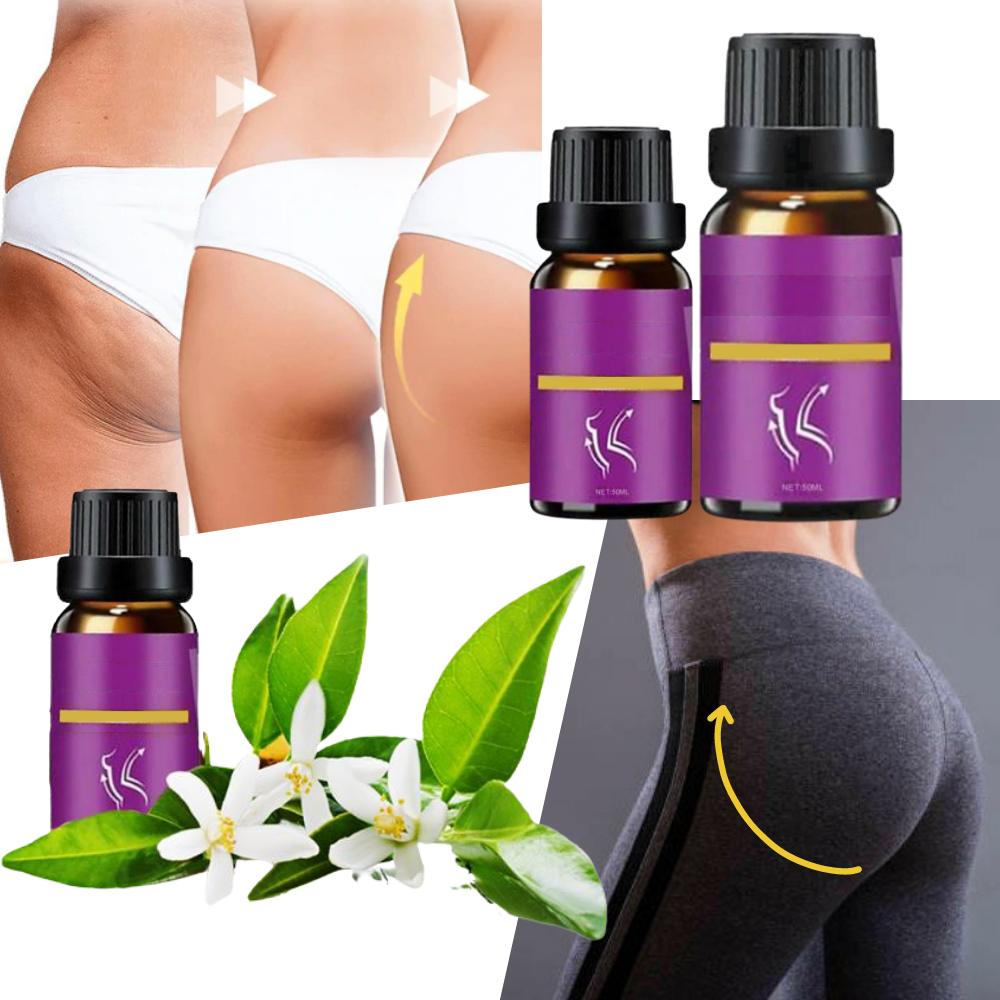 Butt Enlargement Oil  - Buttock Enhancement Oil - Anti-cellulite Booty Moisturizing and Firming Oil -