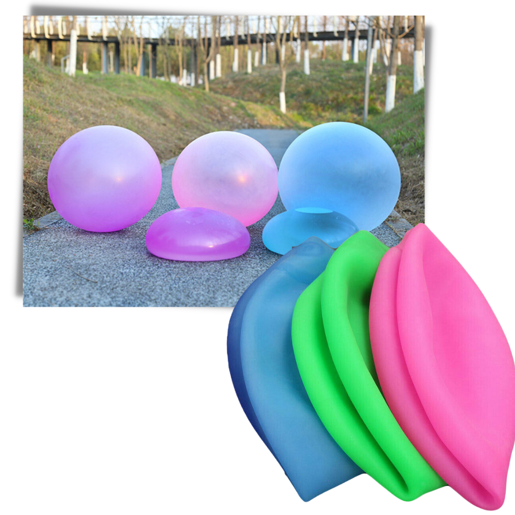 Magic Bubble Ball - Multiple Sizes and Colours - 