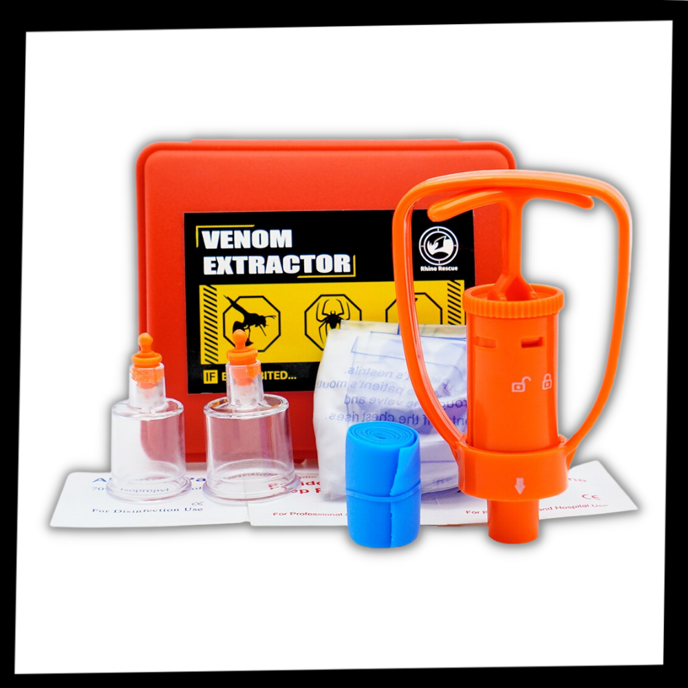 Kit di emergenza per l'estrazione del veleno - Package - Ozerty