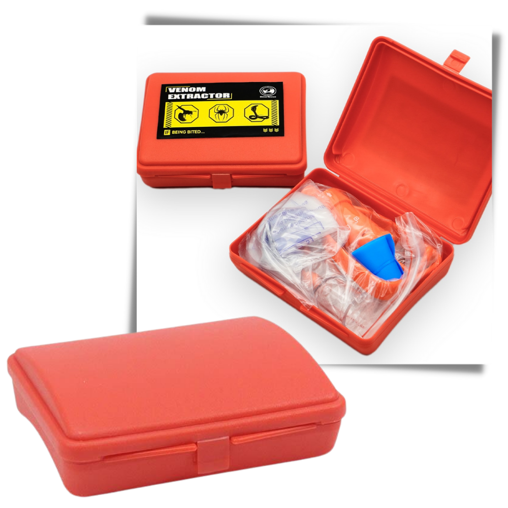 Kit d'extraction d'urgence de venin - Portable - Ozerty