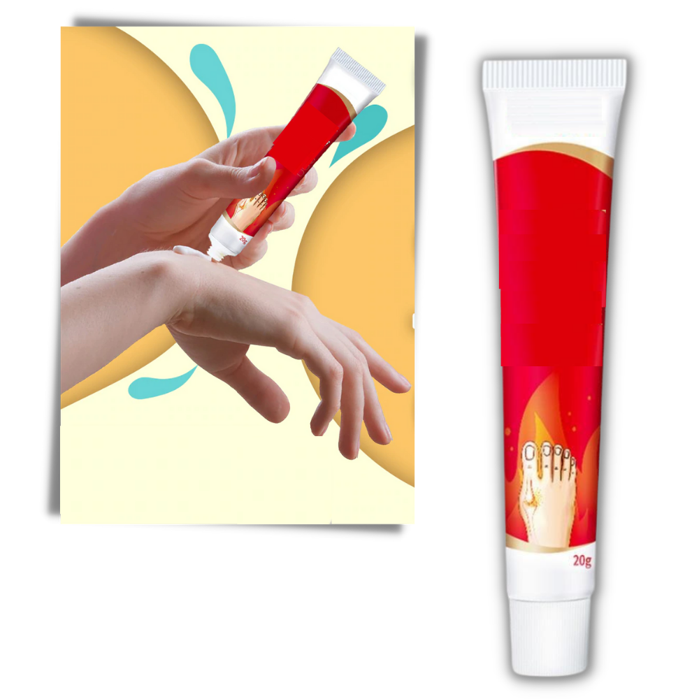 Crème anti-inflammatoire pour oignons du pied - Facile à utiliser - Ozerty