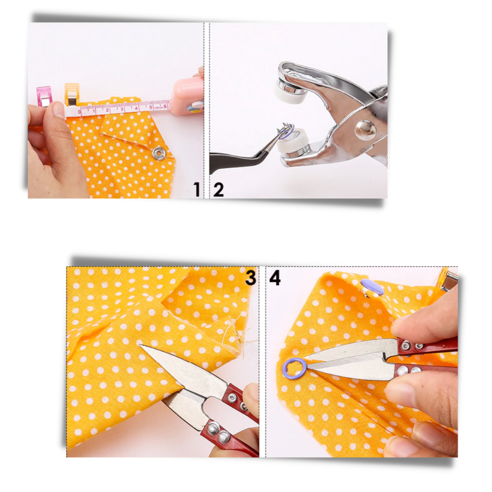 Press Button & Plier Pack - Easy To Use - 