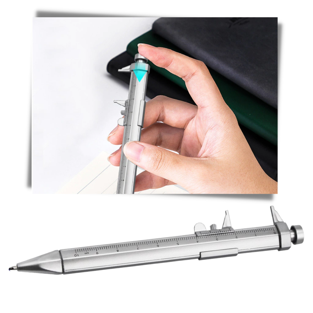 Multifunctional Verner Caliper Ballpoint Pen - Easy To Use - 