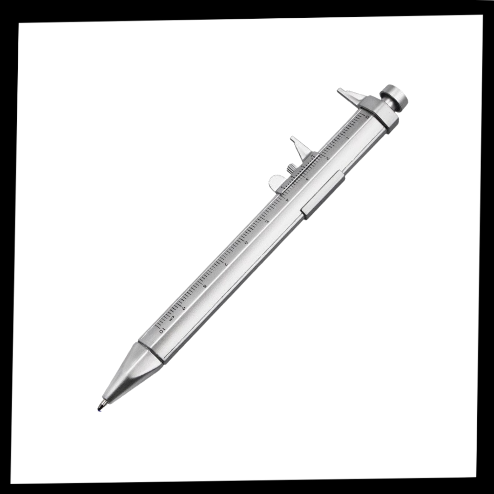Multifunctional Verner Caliper Ballpoint Pen - Package - 