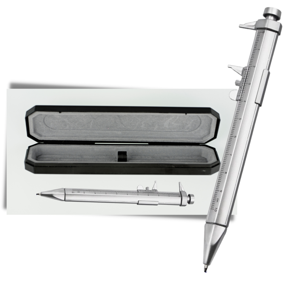 Multifunctional Verner Caliper Ballpoint Pen - Portable - 