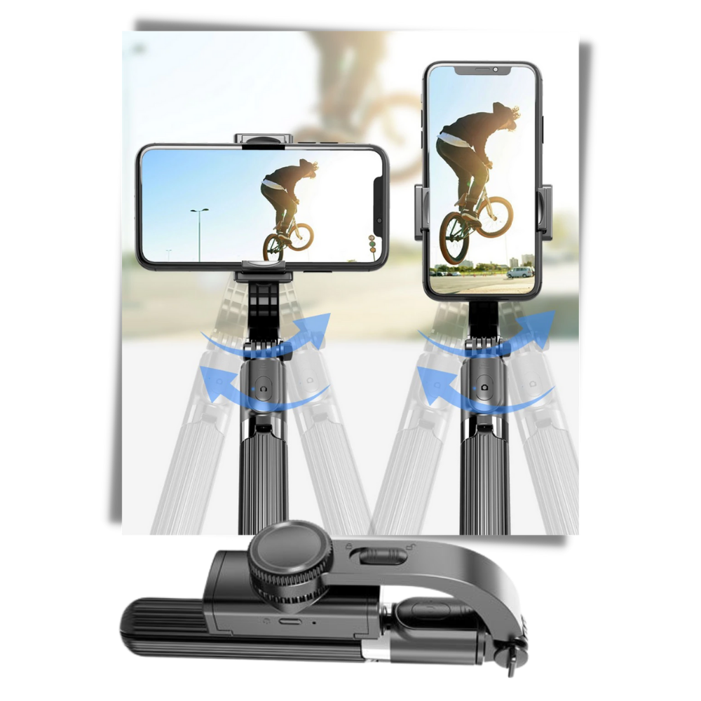 3-in-1 Gimbal Phone Stabiliser - Motorized gimbal stabiliser to keep your phone steady -