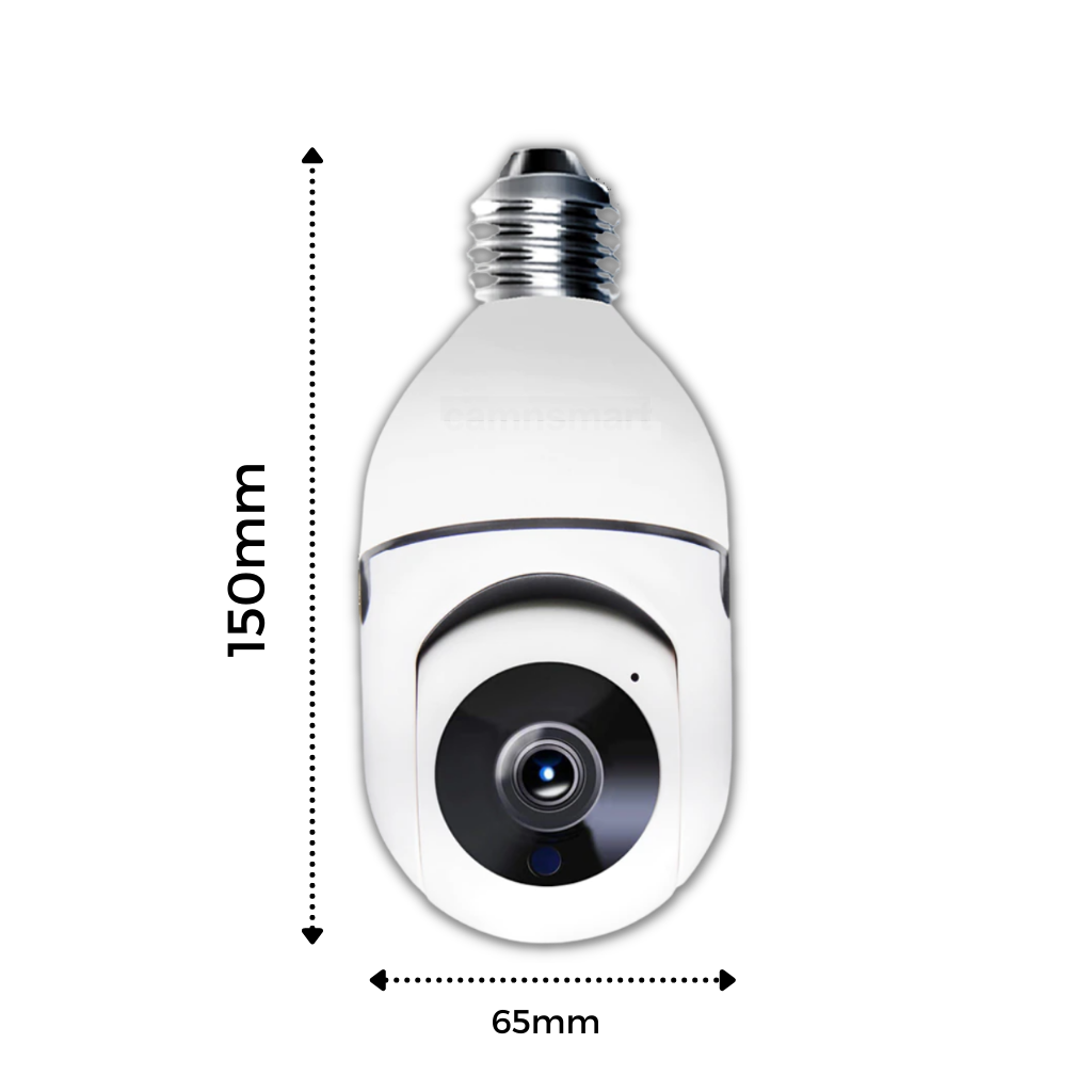 Smart Camera Light Bulb - Dimensions - 