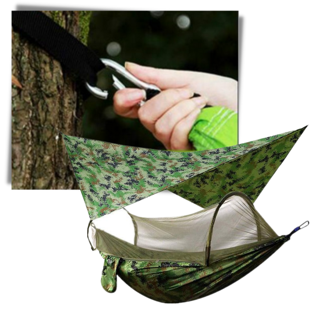 Tält hammock för camping - Lätt att använda - Ozerty