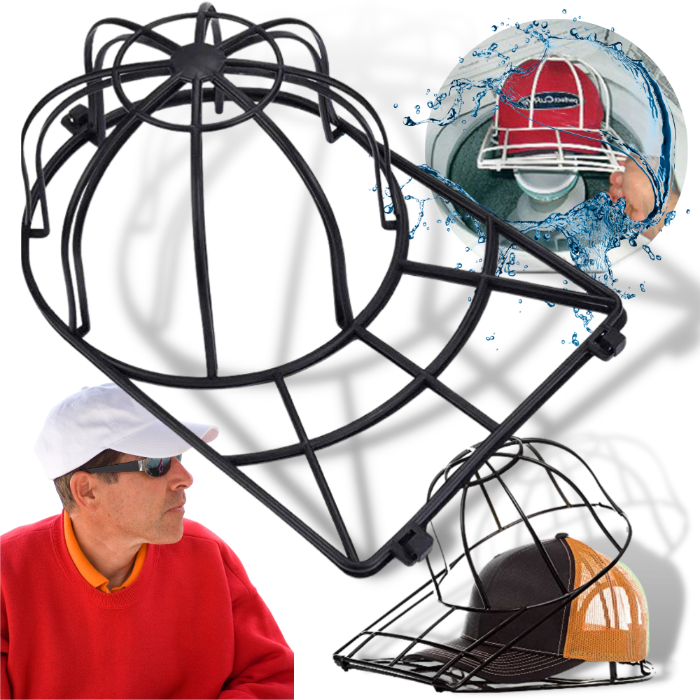 Machine Washable Hat Protector - Cap Washer Protector - Baseball Cap Washing Frame -